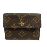 Pre-owned Canvas wallets Louis Vuitton Vintage , Brown , Dames