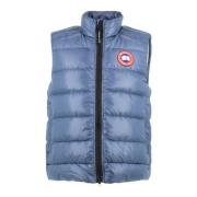 Heldere Blauwe Crofton Vest Canada Goose , Blue , Heren