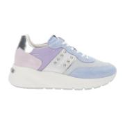 Leren Sneakers voor Moderne Vrouwen Nerogiardini , Multicolor , Dames