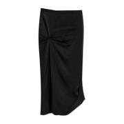 Gedrapeerde rok Victoria Beckham , Black , Dames