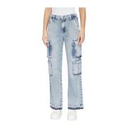 Cargo Soulful Denim Jeans Guess , Blue , Dames