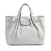 Geperforeerde Tote Tas met Magneetsluiting Ermanno Scervino , Blue , D...