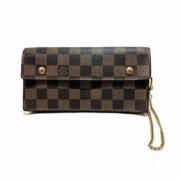 Pre-owned Canvas wallets Louis Vuitton Vintage , Brown , Dames