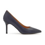 Donkerblauwe gladleren pumps Kazar , Blue , Dames