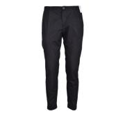 Polyester Katoenen Broek At.P.Co , Black , Heren