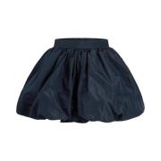 Navy Blue Ruched Skirt Patou , Blue , Dames