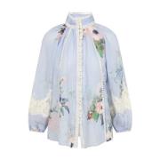 Bloemen Kant Blouse Zimmermann , Multicolor , Dames