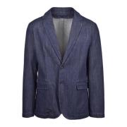 Denim blazer met knoopsluiting Dondup , Blue , Heren