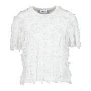 Sportieve katoenen T-shirt Marella , White , Dames