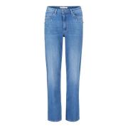 High Waisted jeans met parels Betty & Co , Blue , Dames