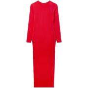 Rode Kant Jurk Lange Mouw Stella McCartney , Red , Dames