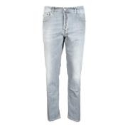 Icoon Knoopsluiting Jeans Dondup , Gray , Heren