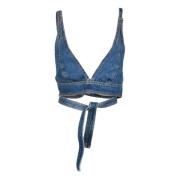 Katoenen Top Etro , Blue , Dames