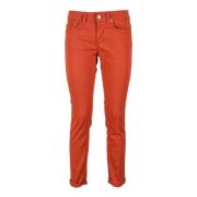 Monroe Rits Jeans Dondup , Red , Dames