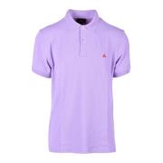 Stijlvolle Polo Shirt met Elastaan Peuterey , Purple , Heren