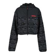 Sportieve Polyester Jas Diesel , Black , Dames