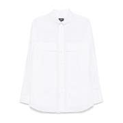 Wit Shirt voor Mannen Fendi , White , Heren