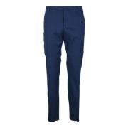 Spiritissimo Katoen Elastaan Broek Rits Zakken Dondup , Blue , Heren