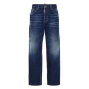 Stijlvolle Denim Jeans Dsquared2 , Blue , Heren