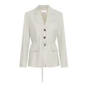 Elegante Blazer London Fog Melange Ichi , Beige , Dames