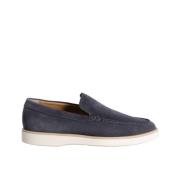 Suede Instapper Schoenen Giorgio , Blue , Heren