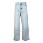 Katoenen Jeans Calvin Klein Jeans , Blue , Dames