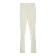 Witte op maat gemaakte broek met dubbele pence Lardini , White , Heren