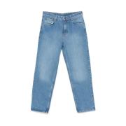 Blauwe Denim Jeans met Klassieke Stijl Daily Paper , Blue , Heren