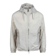 Nylon K-Way Jas Emporio Armani , Beige , Heren