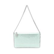 Kristalversierde Mintgroene Handtas Stella McCartney , Green , Dames