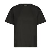 Zwart Top & T-Shirt Klassieke Tee Ichi , Black , Dames