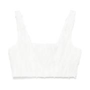 Witte Top met Unieke Stijl Federica Tosi , White , Dames