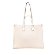 Pre-owned Leather louis-vuitton-bags Louis Vuitton Vintage , White , D...