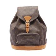 Pre-owned Canvas backpacks Louis Vuitton Vintage , Brown , Dames