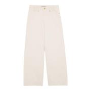 Beige Twister Bull Broek Roy Roger's , Beige , Dames