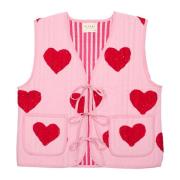 Honey Vest van Katoen Sissel Edelbo , Pink , Dames