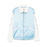 Hemelsblauwe Rits Voorkant Buitenkleding Champion , Blue , Heren