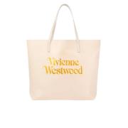 Minimalistische Studio Shopper Handtas Vivienne Westwood , Pink , Dame...