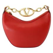 Rode VLogo Moon Hobo Tas Valentino Garavani , Red , Dames