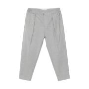 Slate Grey Elastische Taillebroek Briglia , Gray , Heren