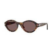 Ovale zonnebril met overgangsglazen Persol , Brown , Unisex