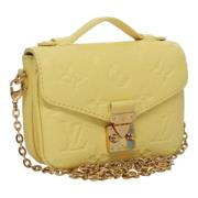 Pre-owned Leather louis-vuitton-bags Louis Vuitton Vintage , Yellow , ...