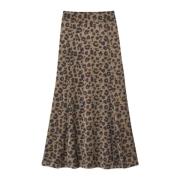 Maxi-rok met luipaardprint Ba&Sh , Multicolor , Dames