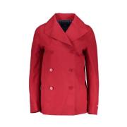 Elegante Roze Katoenen Sportjack Gant , Red , Dames