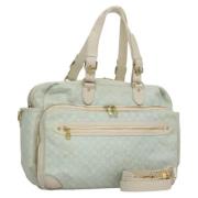 Pre-owned Canvas handbags Louis Vuitton Vintage , Blue , Dames