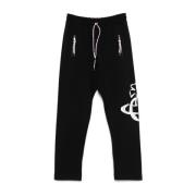 Zwarte broek met trekkoord en zakken Vivienne Westwood , Black , Heren