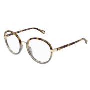 Ronde Optische Bril in Havana Chloé , Brown , Unisex