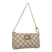 Pre-owned Canvas pouches Louis Vuitton Vintage , White , Dames