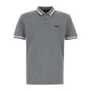 Donkergrijze Piquet Polo Shirt Boss , Gray , Heren