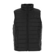 Zwarte nylonvest voor mannen Boss , Black , Heren